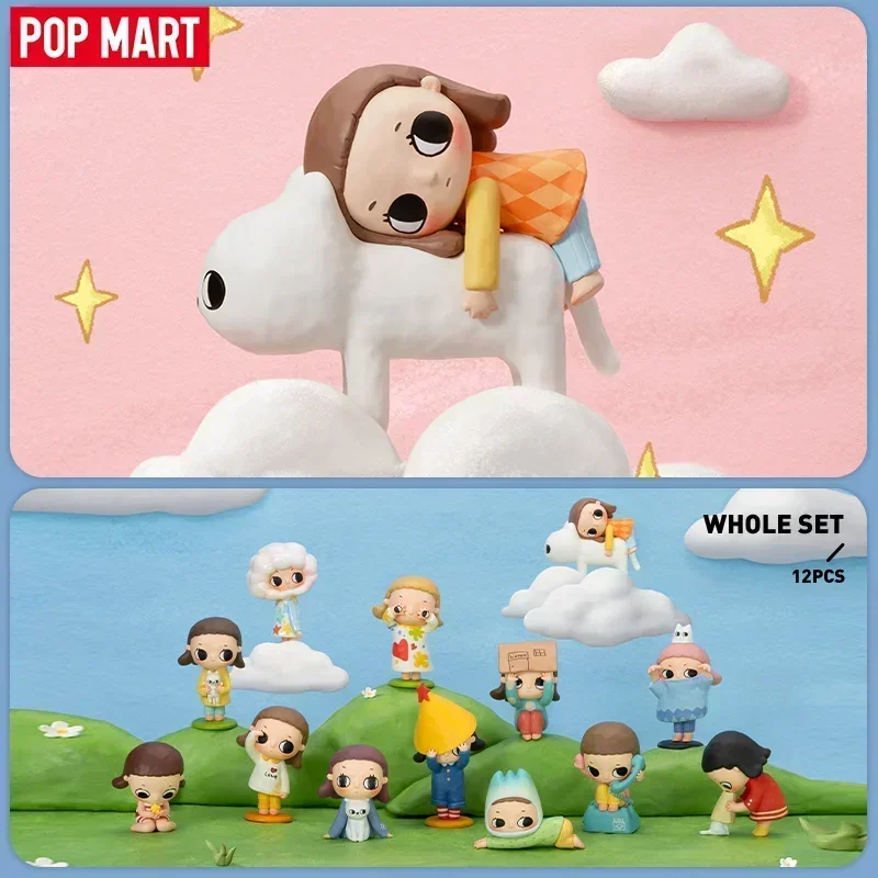 Anime Action Figure Blind Box - POP MART Nyotas Flauschige Anime Action