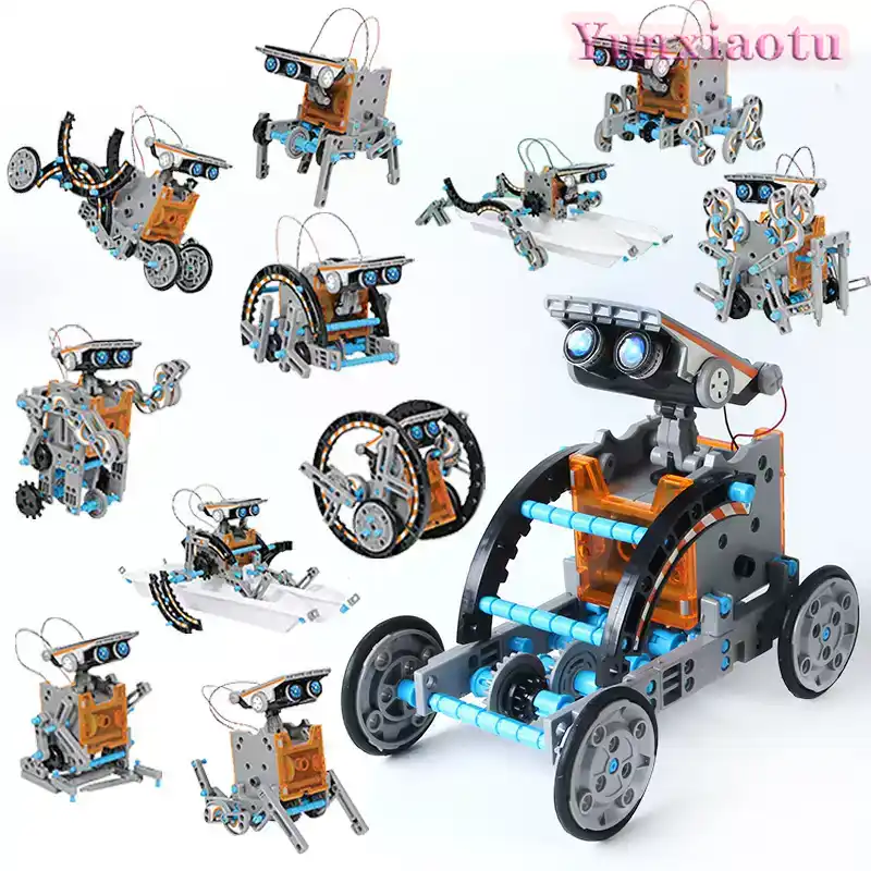 12-in-1 Solar Robot STEM Build - огляд і ціна Stem Solar Robot Kit For Kids