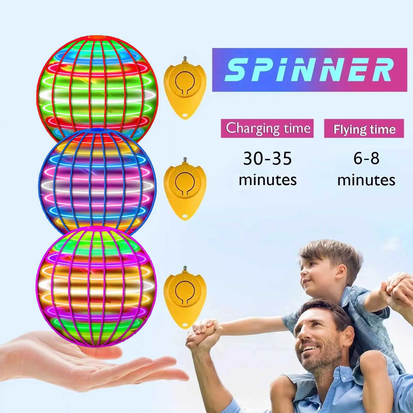 Flying Ball Spinner Boomerang  - огляд і ціна Stem Solar Robot Kit For Kids