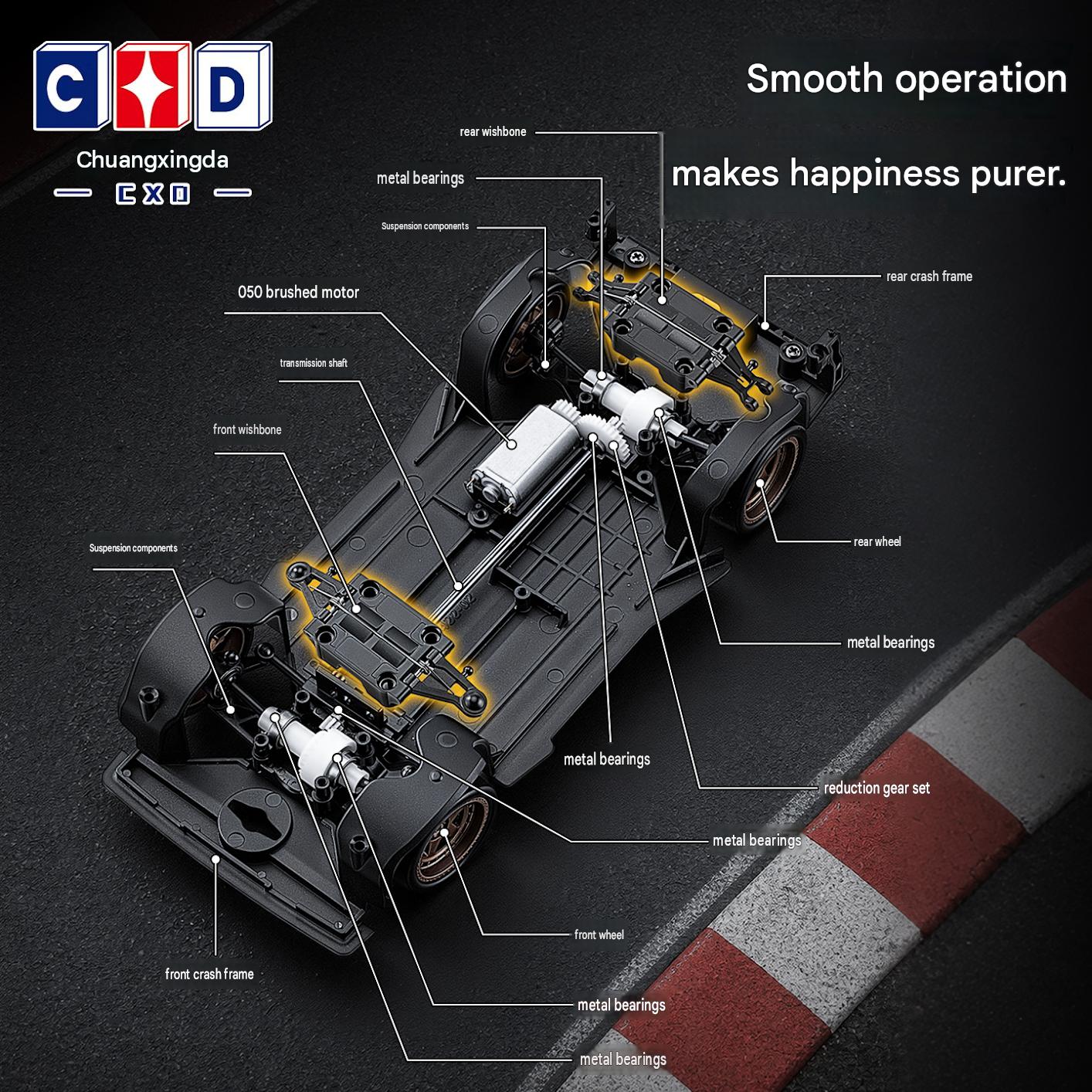 CXD2401 1/24 RC Drift Car 2.4G - огляд і ціна Rc Drift Car 1 24 Scale 4Wd