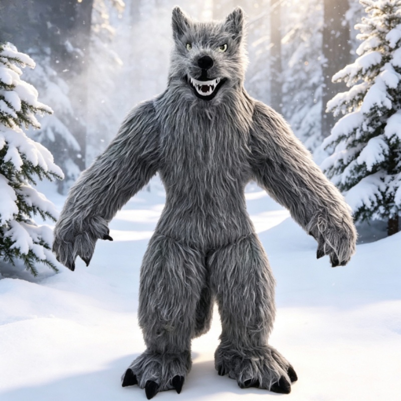 Giant Inflatable Grey Wolf Mas - огляд і ціна Dolls
