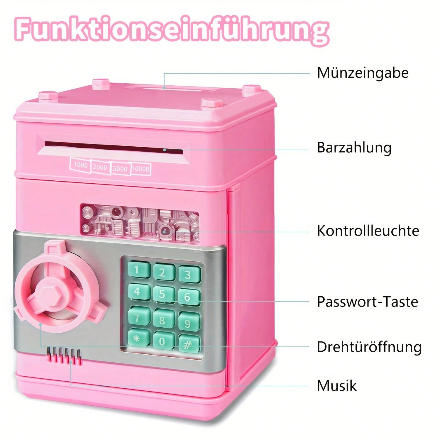 Kids Mini ATM Piggy Bank,Elect - огляд і ціна Educational Toys